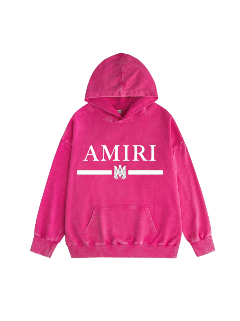 AMIRI Washed Distressed Hoodie