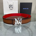 AURAmiri MA QUAD LEATHER 4CM BELT