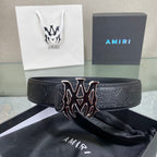 AURAmiri MA QUAD LEATHER 4CM BELT