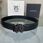 AURAmiri MA QUAD LEATHER 4CM BELT