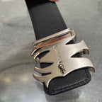 AURAmiri MA QUAD LEATHER 4CM BELT