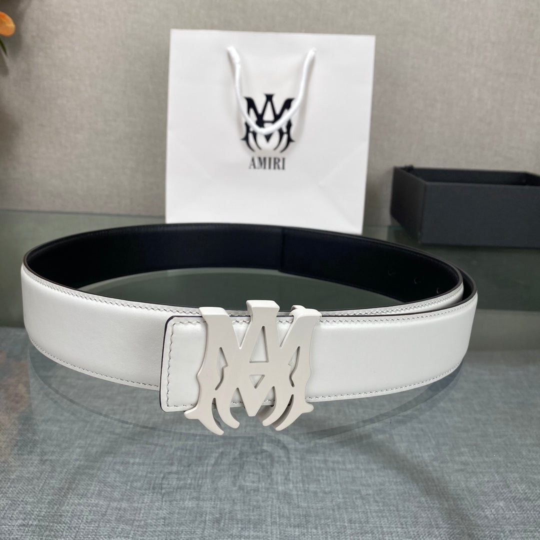 AURAmiri MA QUAD LEATHER 4CM BELT