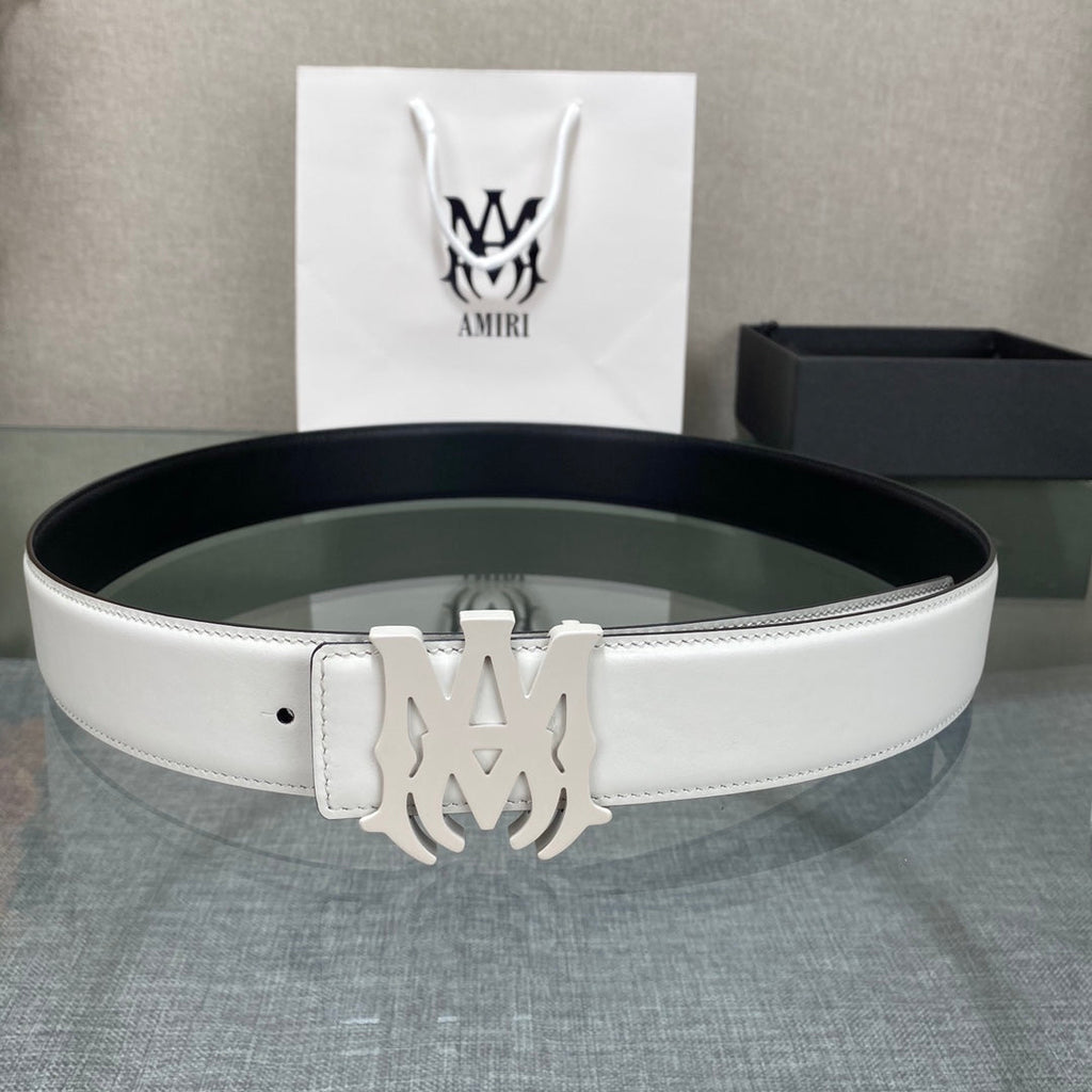 AURAmiri MA QUAD LEATHER 4CM BELT