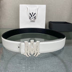 AURAmiri MA QUAD LEATHER 4CM BELT