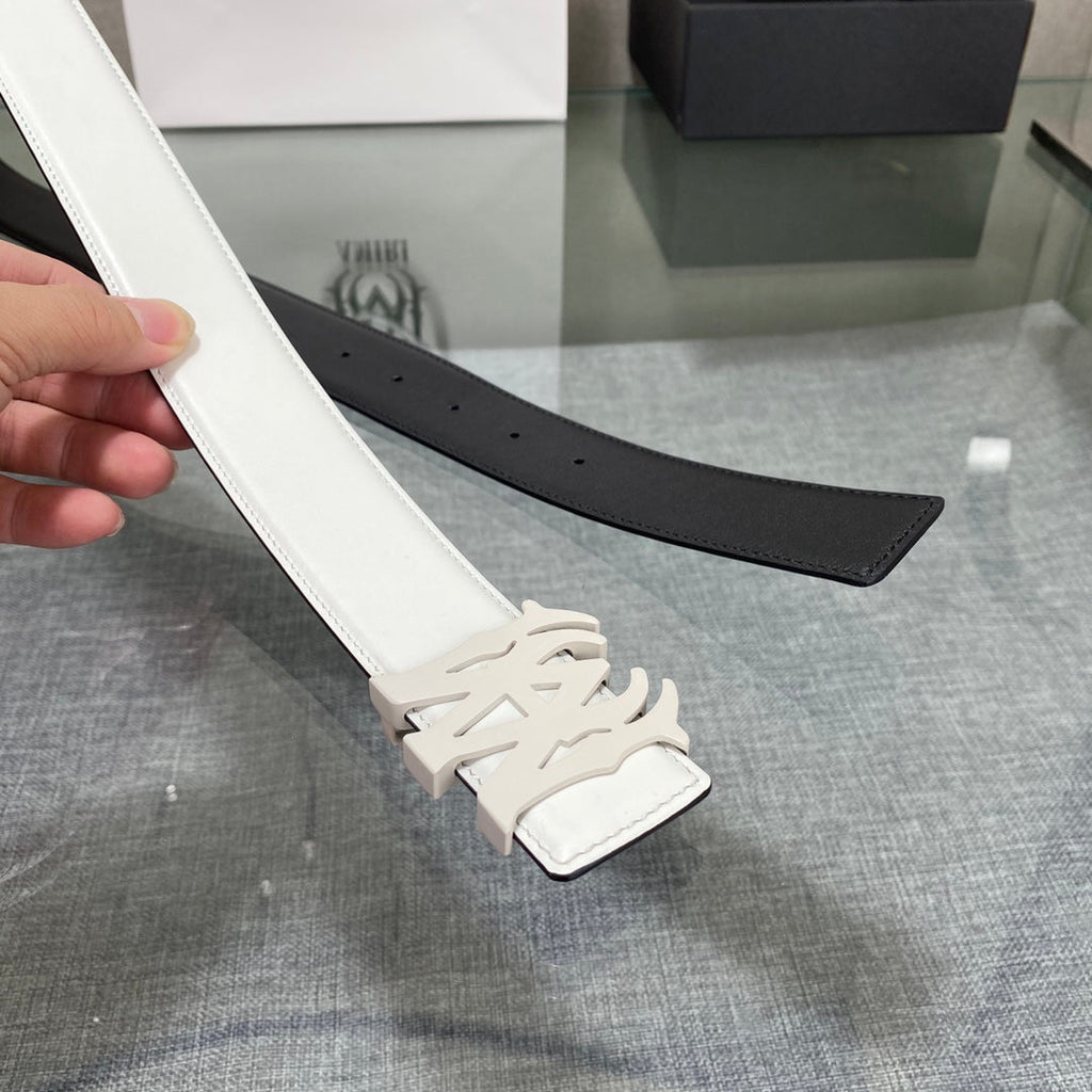 AURAmiri MA QUAD LEATHER 4CM BELT