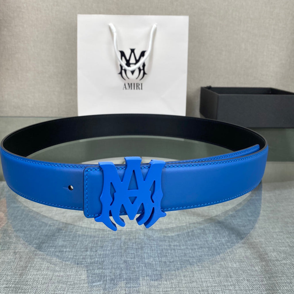 AURAmiri MA QUAD LEATHER 4CM BELT