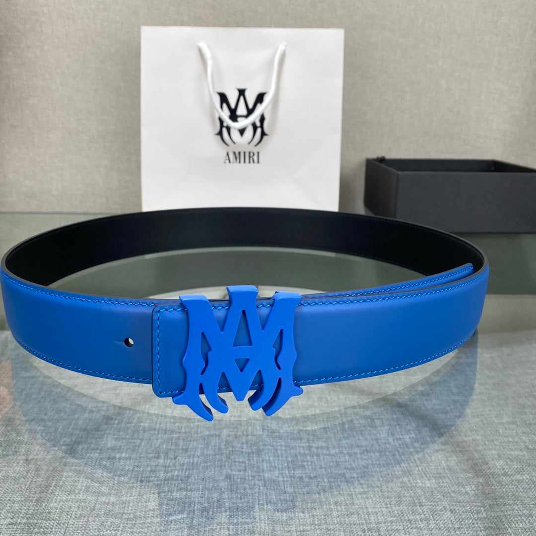 AURAmiri MA QUAD LEATHER 4CM BELT