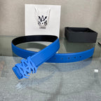 AURAmiri MA QUAD LEATHER 4CM BELT