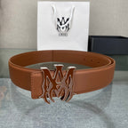 AURAmiri MA QUAD LEATHER 4CM BELT