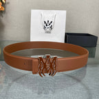 AURAmiri MA QUAD LEATHER 4CM BELT