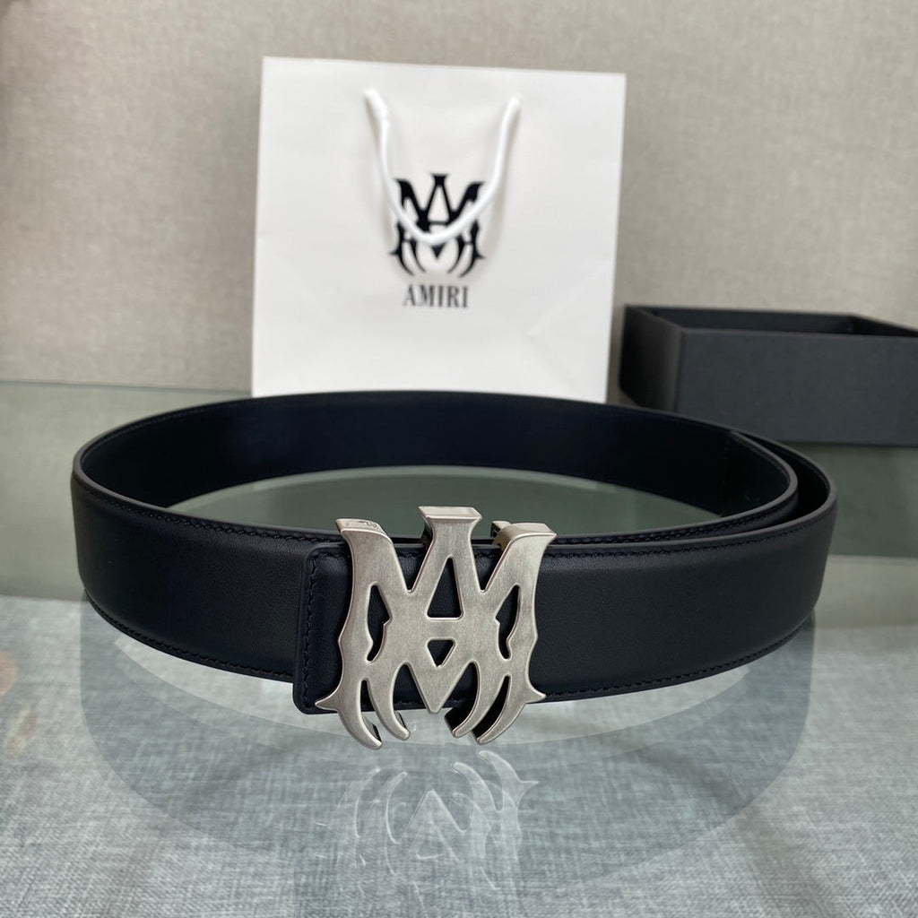 AURAmiri MA QUAD LEATHER 4CM BELT