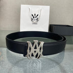 AURAmiri MA QUAD LEATHER 4CM BELT