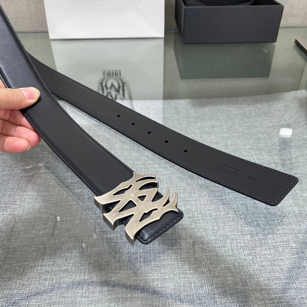 AURAmiri MA QUAD LEATHER 4CM BELT