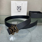 AURAmiri MA QUAD LEATHER 4CM BELT
