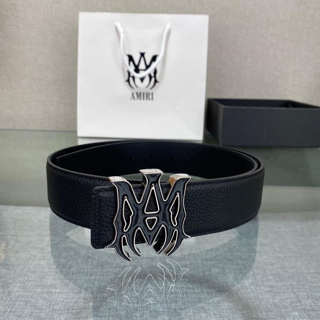 AURAmiri MA QUAD LEATHER 4CM BELT