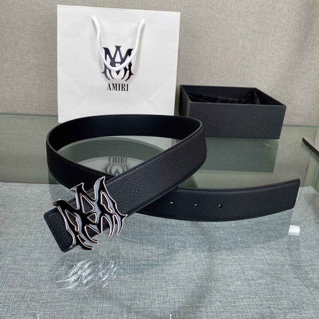 AURAmiri MA QUAD LEATHER 4CM BELT