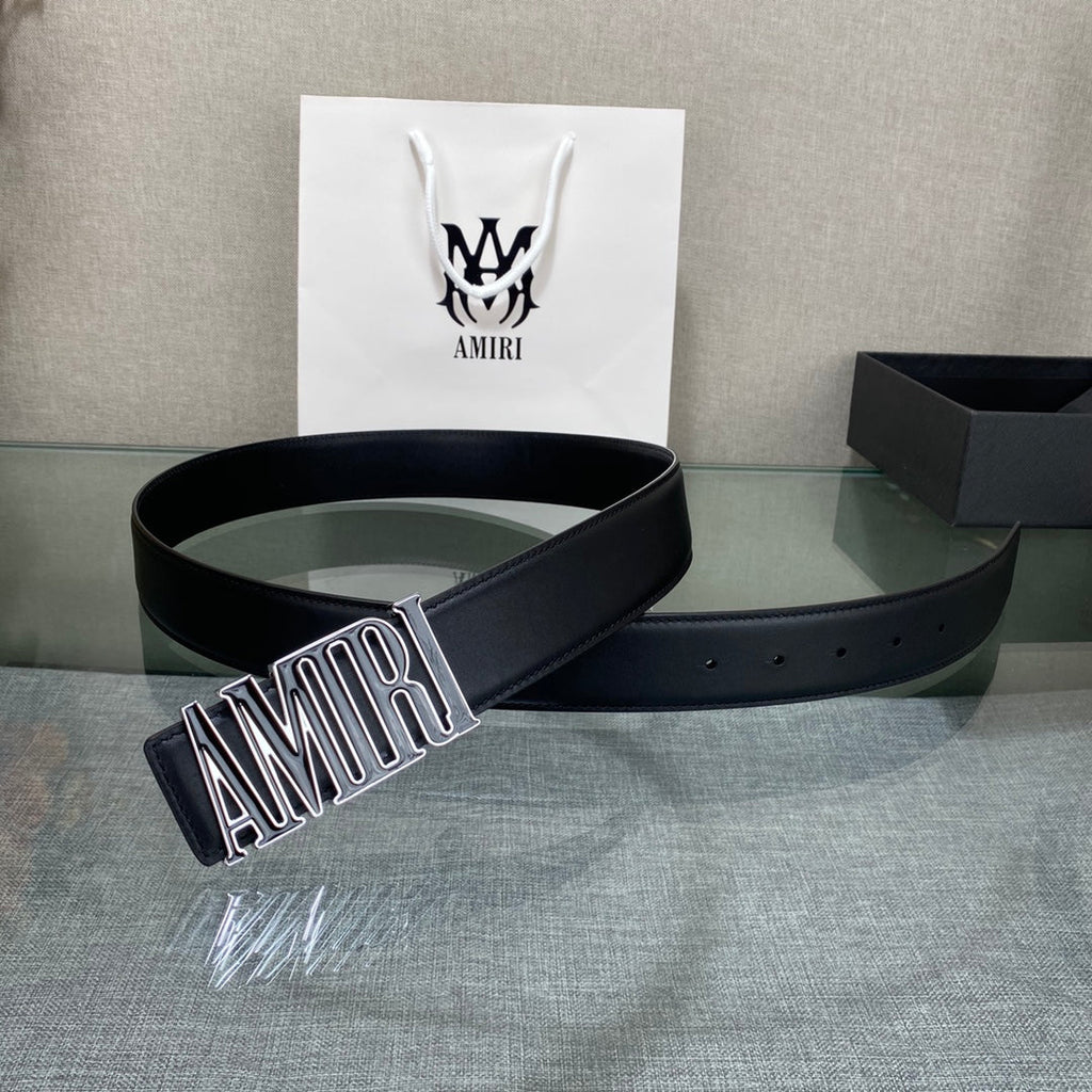 AURAmiri MA QUAD LEATHER 4CM BELT