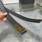 AURAmiri MA QUAD LEATHER 4CM BELT