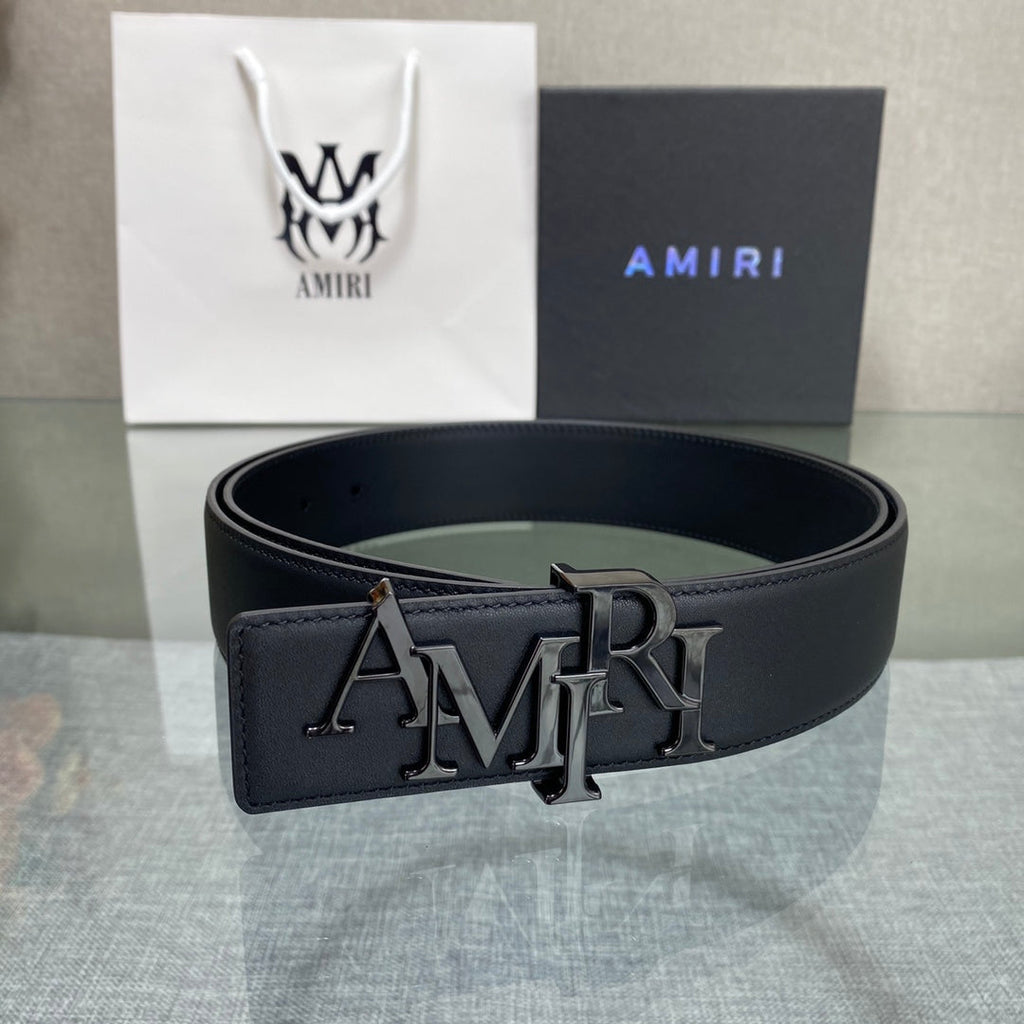 AURAmiri MA QUAD LEATHER 4CM BELT