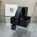 AURAmiri MA QUAD LEATHER 4CM BELT