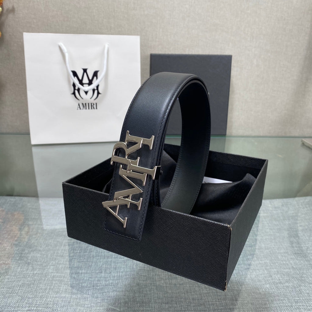 AURAmiri MA QUAD LEATHER 4CM BELT