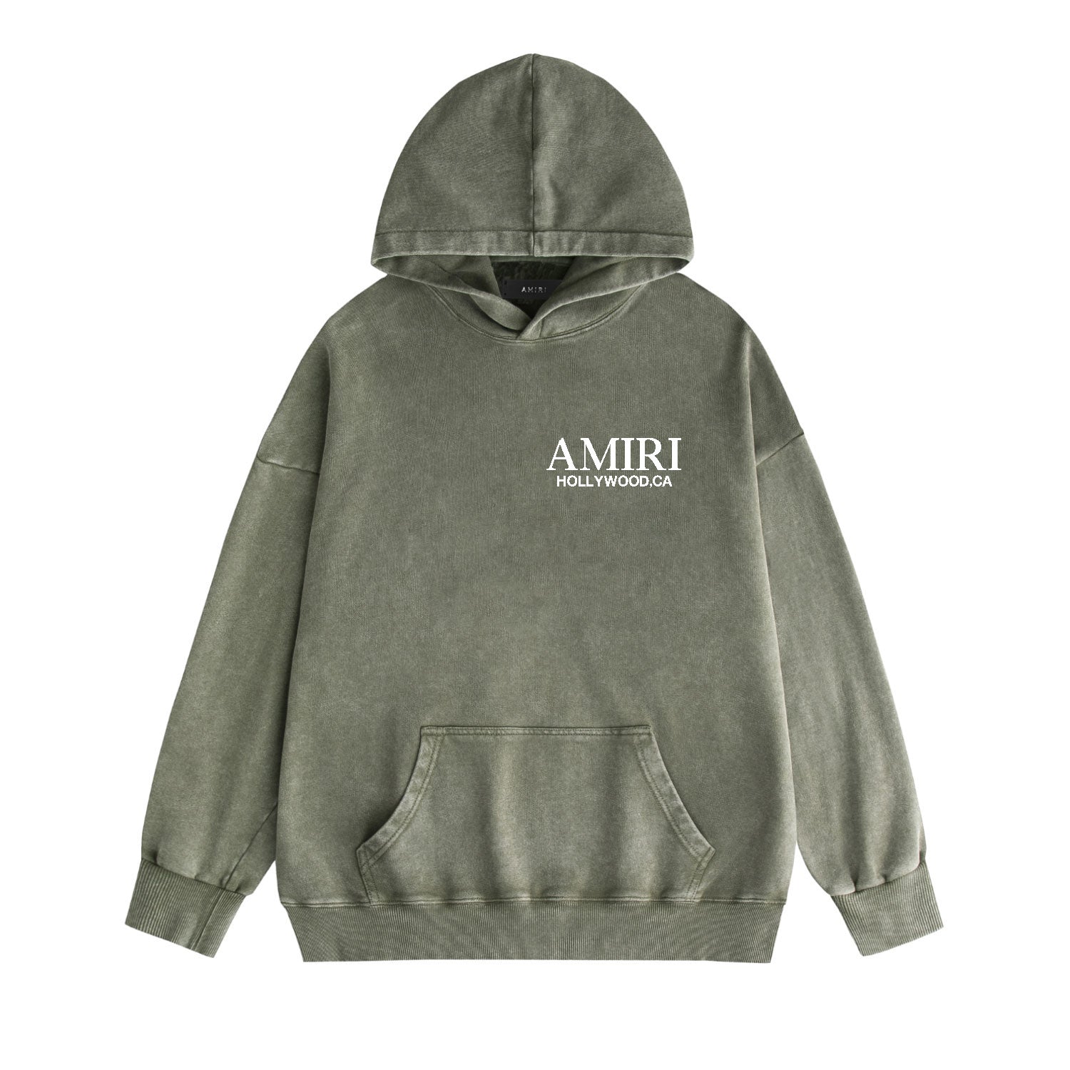 AMIRI Washed Distressed Hoodie