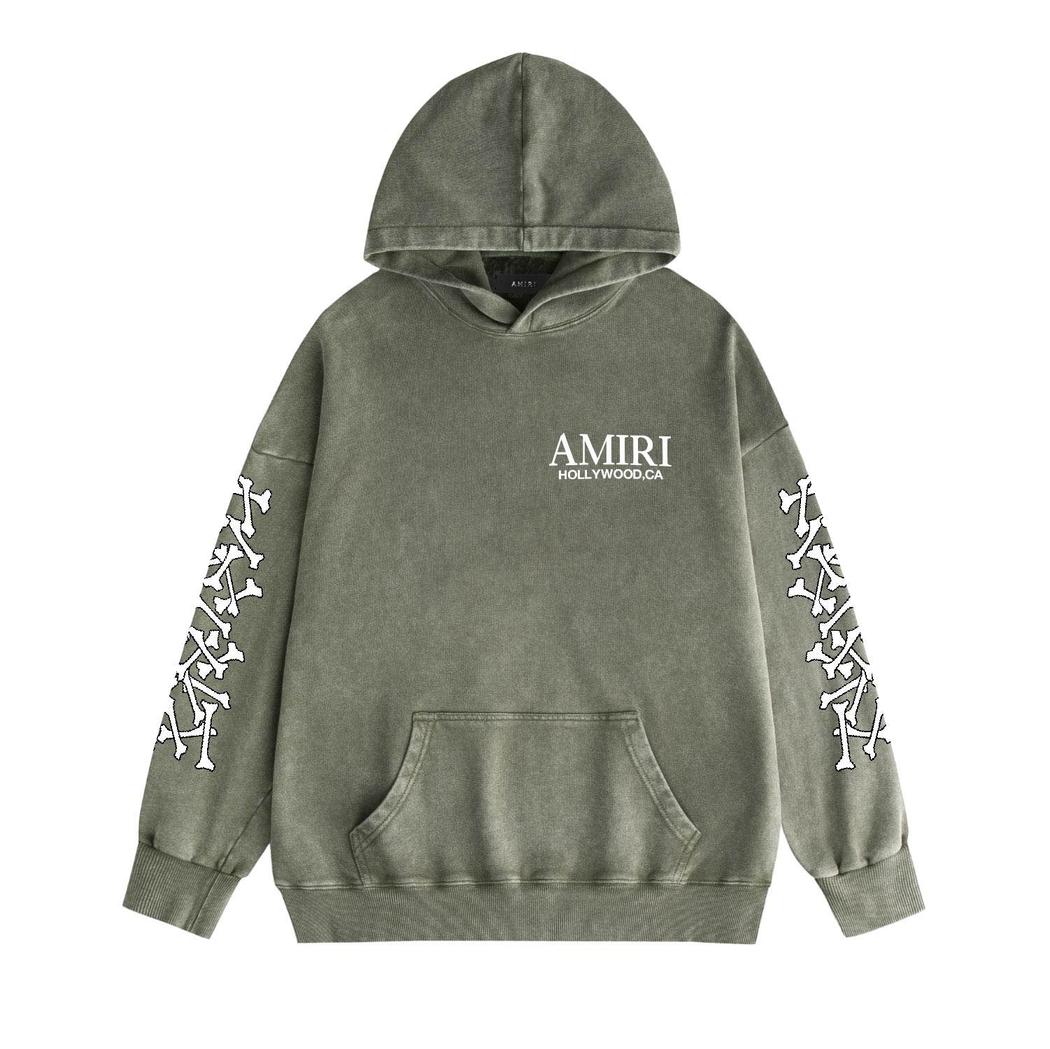 AMIRI Washed Distressed Hoodie