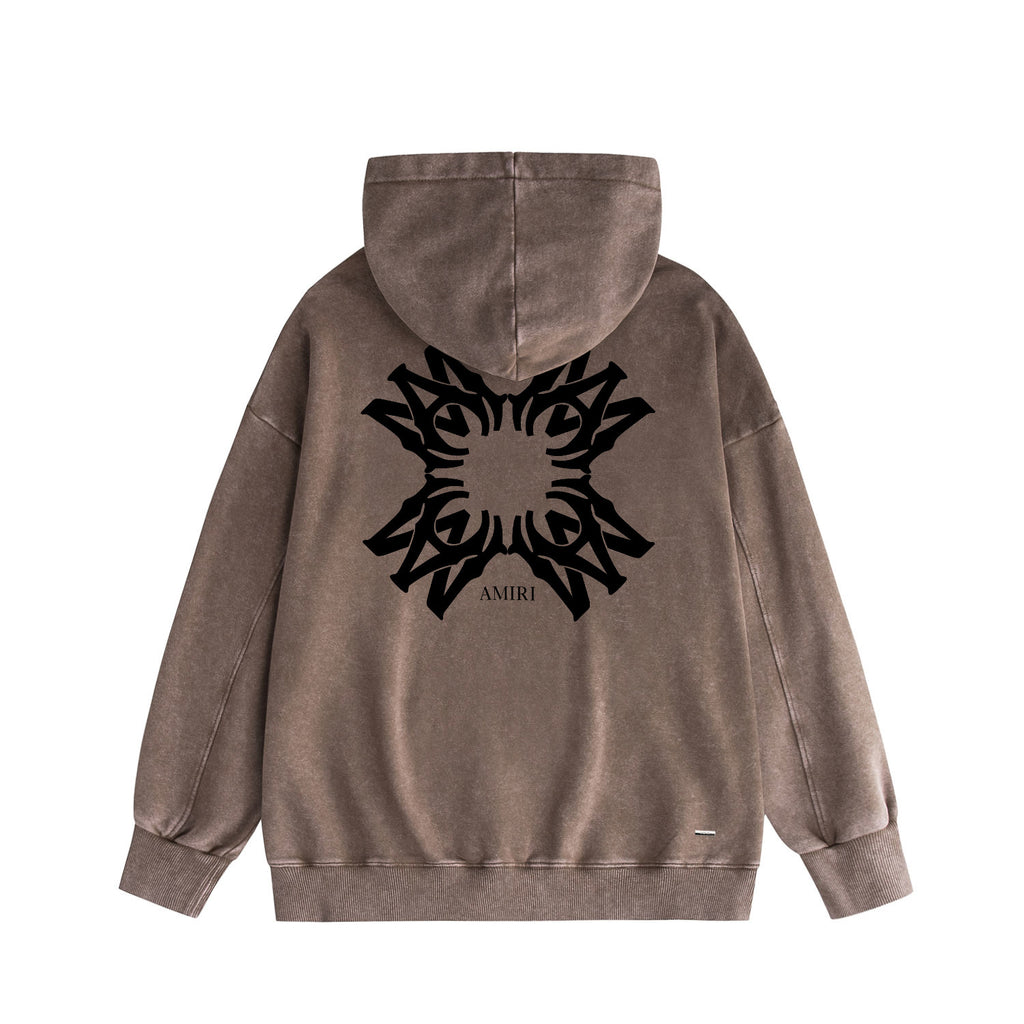 AMIRI Washed Distressed Hoodie