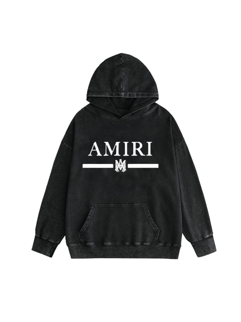 AMIRI Washed Distressed Hoodie