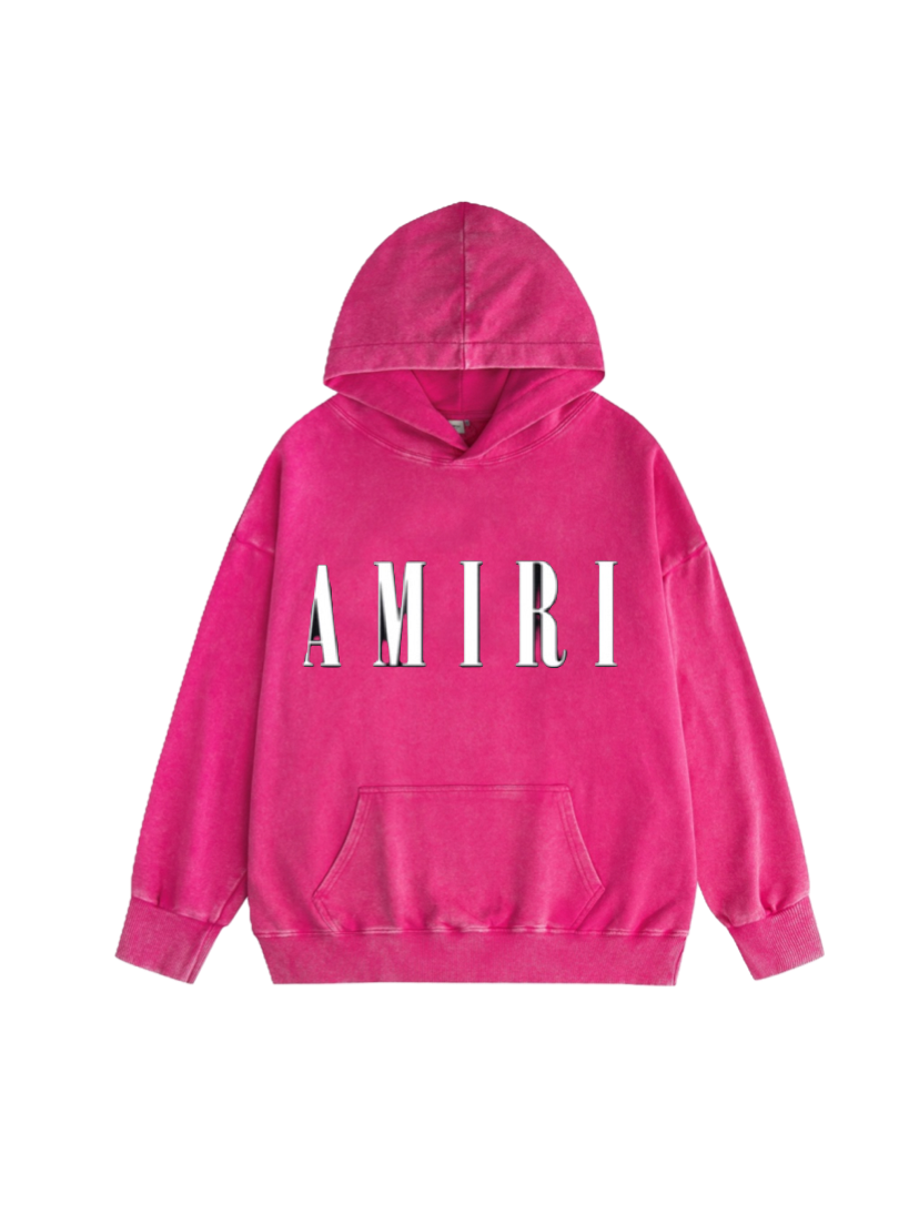 AMIRI Washed Distressed Hoodie