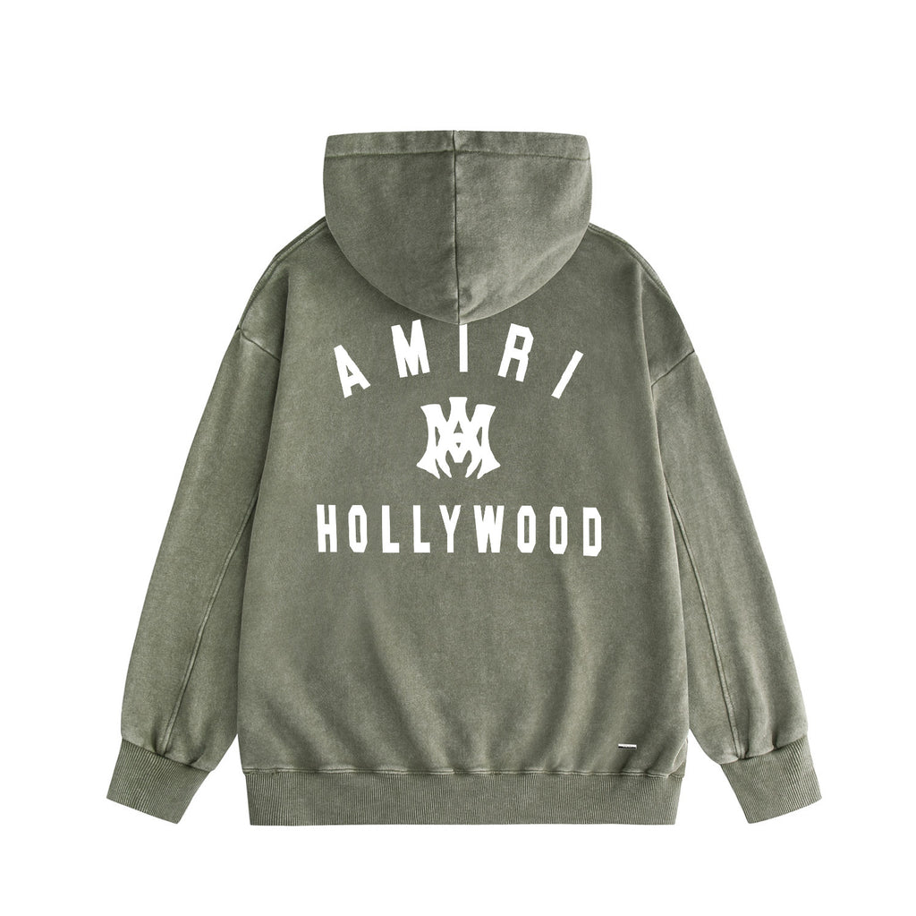 AMIRI Washed Distressed Hoodie