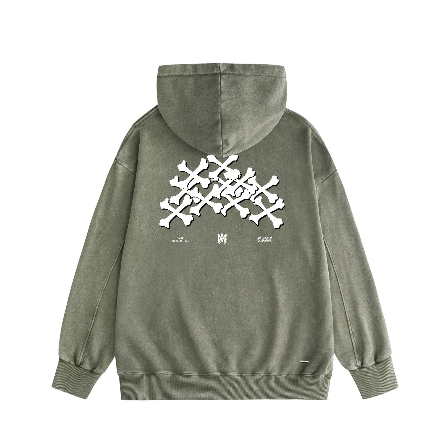 AMIRI Washed Distressed Hoodie