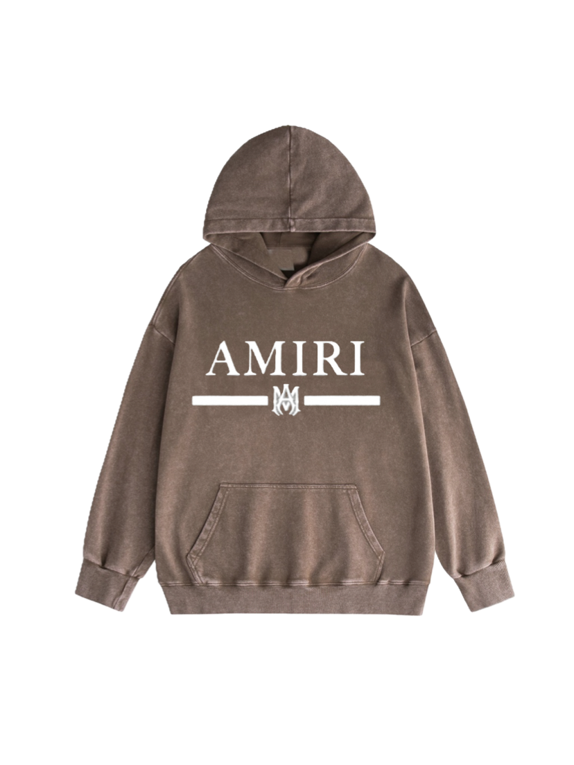 AMIRI Washed Distressed Hoodie