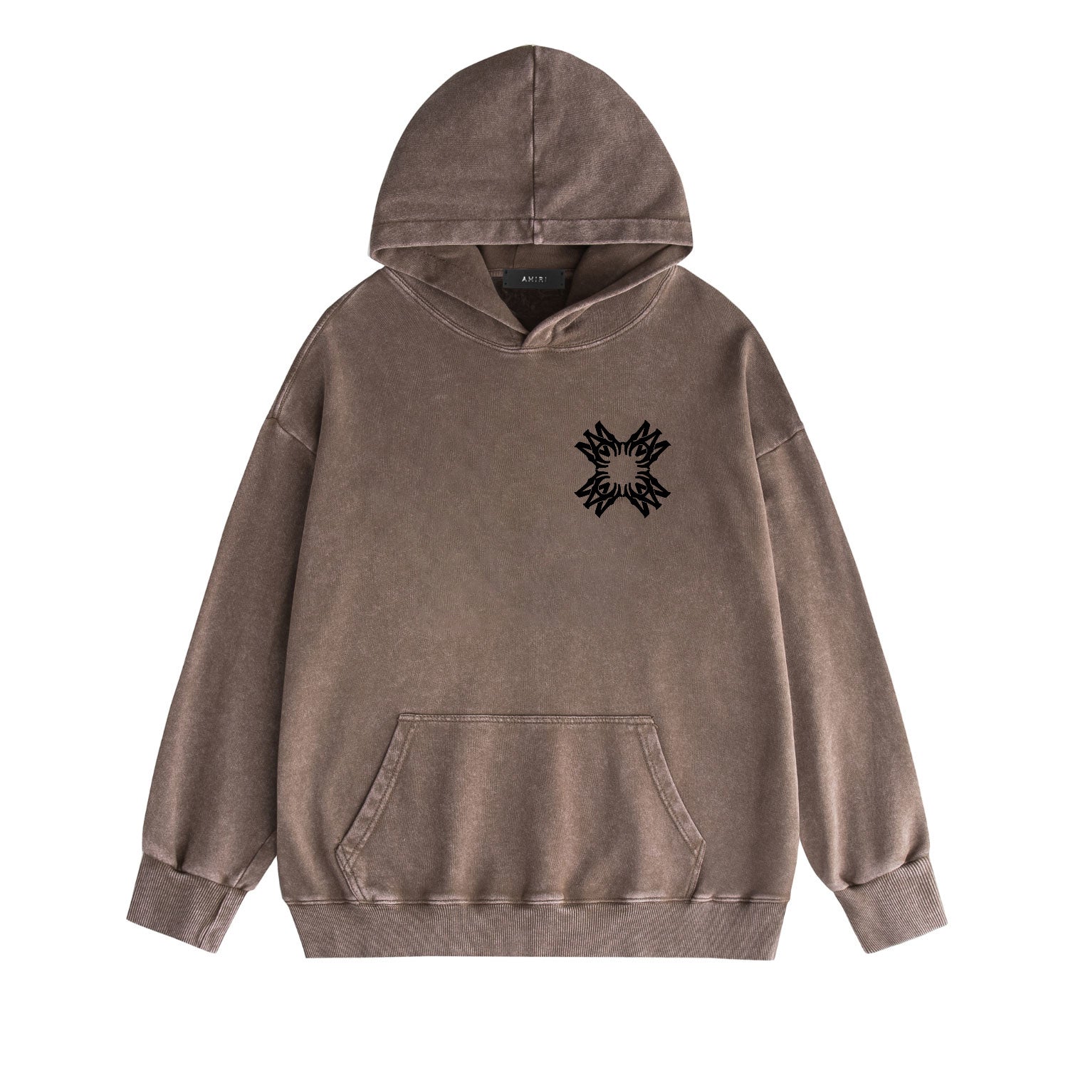 AMIRI Washed Distressed Hoodie