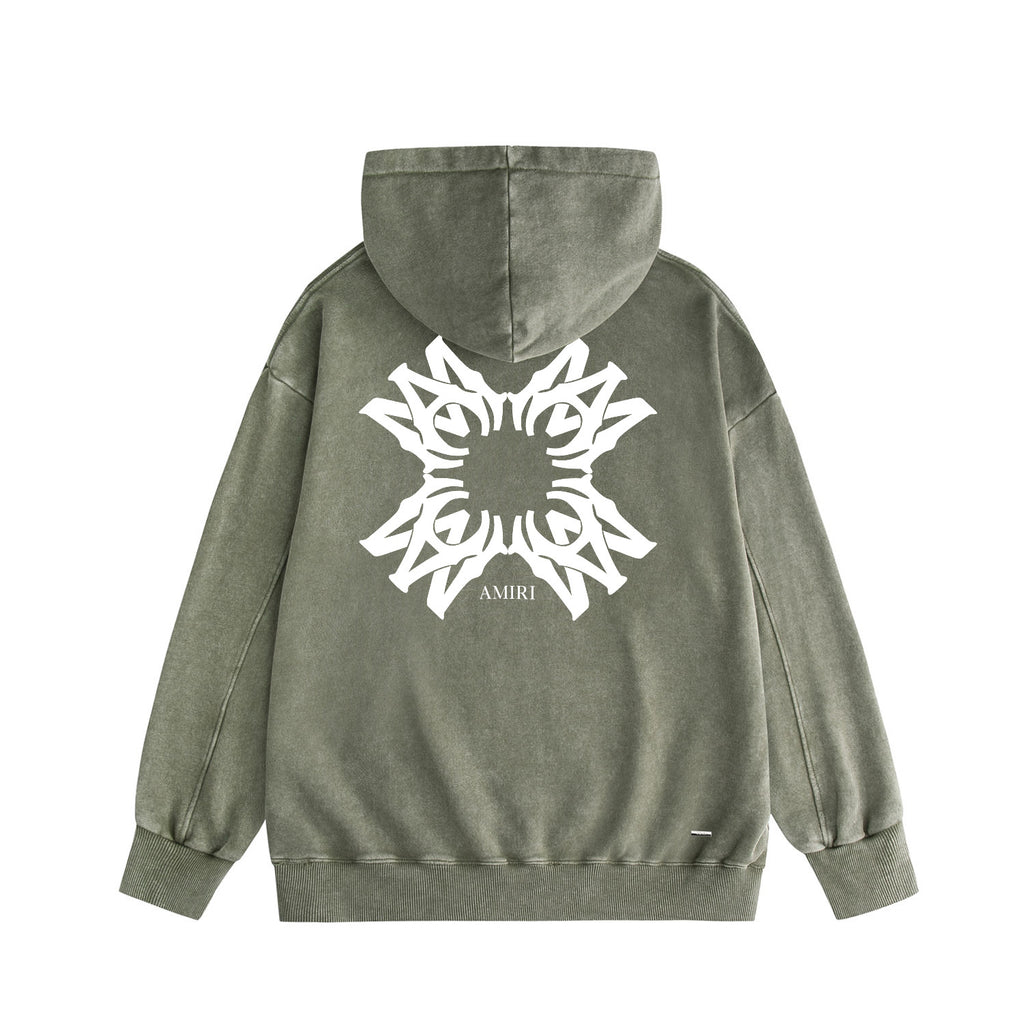 AMIRI Washed Distressed Hoodie