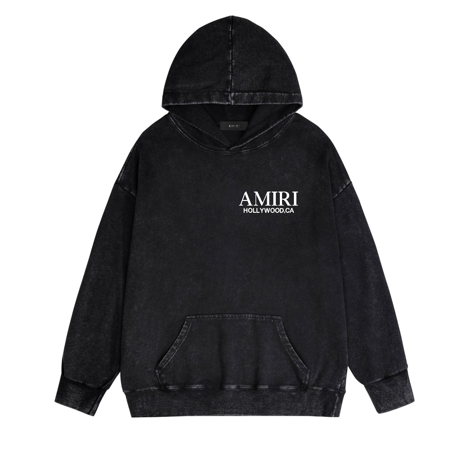 AMIRI Washed Distressed Hoodie