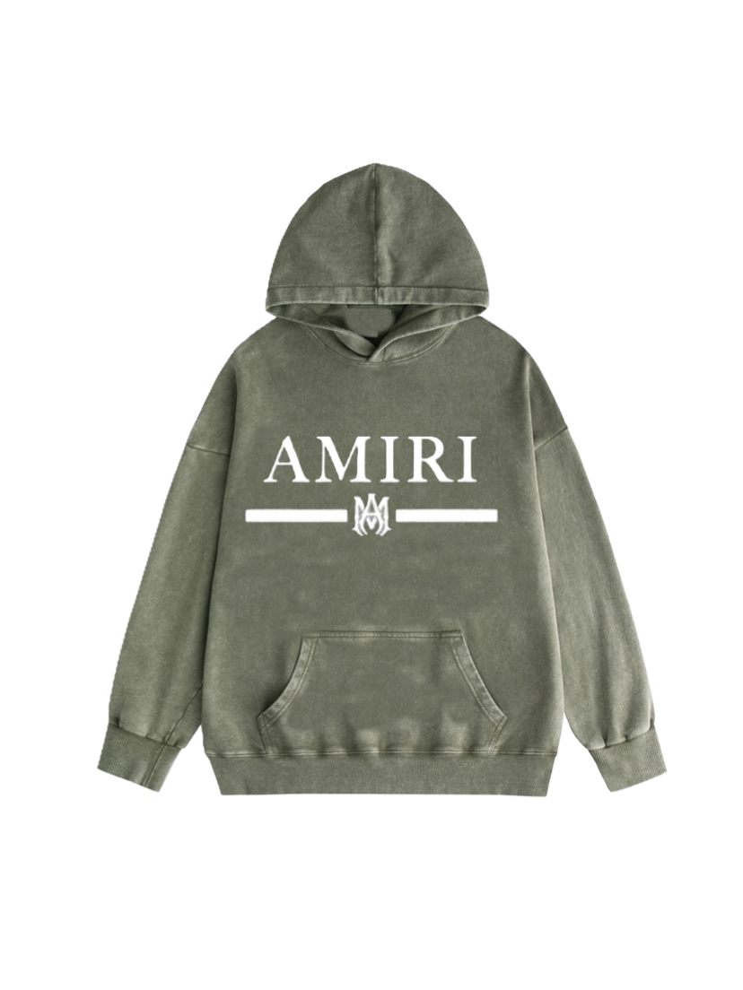 AMIRI Washed Distressed Hoodie