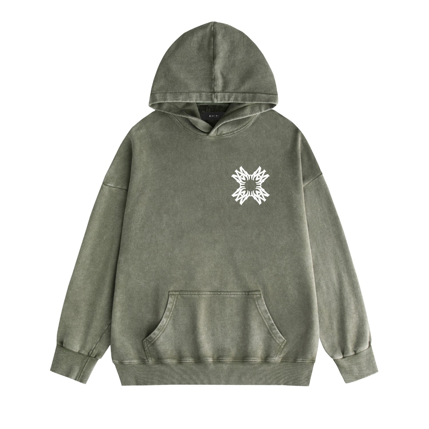 AMIRI Washed Distressed Hoodie